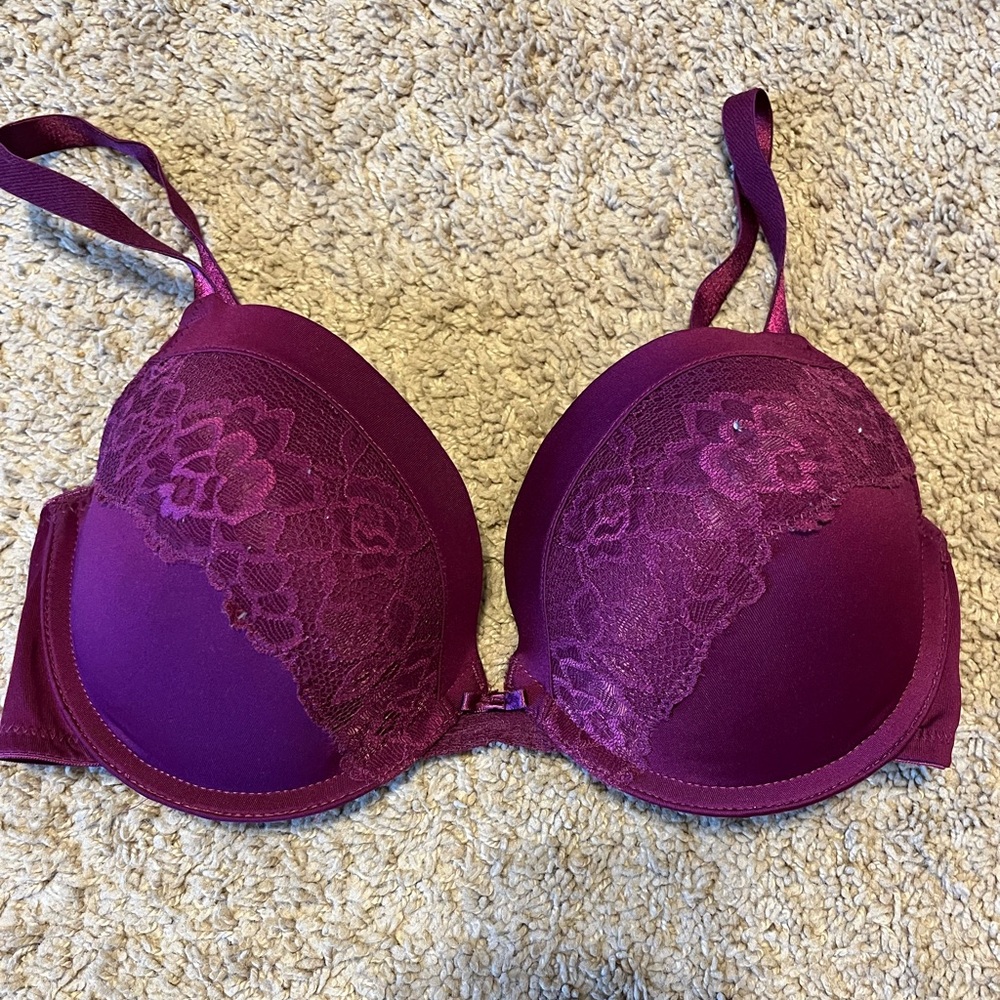 Purple Lace Bra